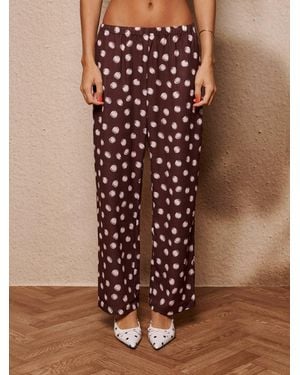 Sister Jane Illume Spot Pajama Pants - Brown