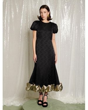 Sister Jane Gilded Ruffle Midi Dress - Multicolor