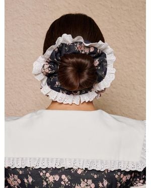 Sister Jane Eclipse Ditsy Scrunchie - Brown