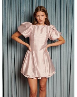 Sister Jane Nouveau Ruffle Mini Dress - Grey