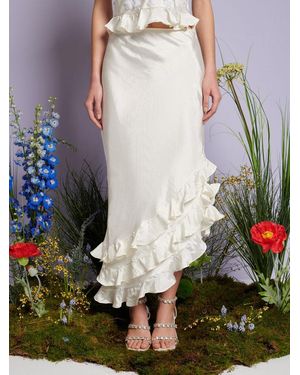 Sister Jane Dream Forget Me Not Asymmetric Skirt - Multicolor