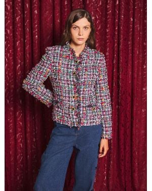 Sister Jane Ara Tweed Jacket - Red