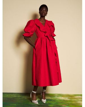Sister Jane Dream Rouge Array Wrap Dress - Red