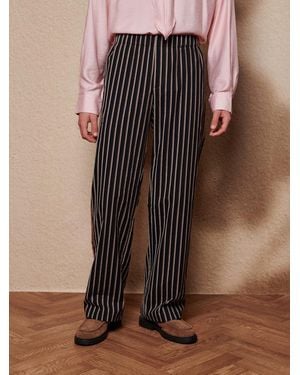 Sister Jane Wisp Stripe Pajama Pants - Brown