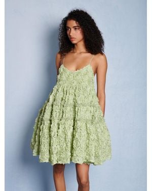Sister Jane Dream Clover Organza Mini Dress - Green