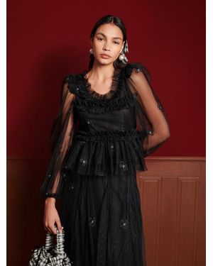 Sister Jane Dream Voyage Tulle Top - Red