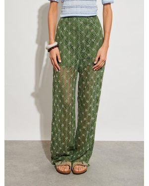 Sister Jane Ghospell Zuma Embellished Pants - Green