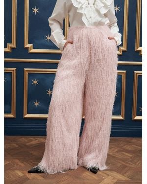 Sister Jane Goodness Fringe Trousers - Blue