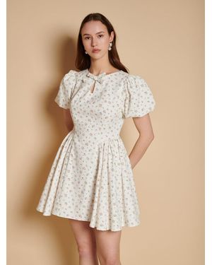 Sister Jane Elin Ditsy Mini Dress - Natural