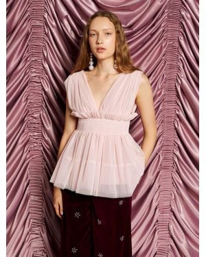 Sister Jane Dream Stardust Tulle Top - Pink