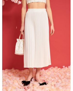 Sister Jane Dream Carolina Pleated Midi Skirt - Pink