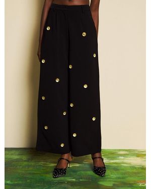 Sister Jane Dream Élodie Gem Embellished Pants - Multicolor