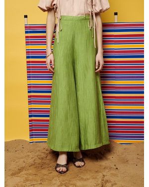 Sister Jane Ghospell Gwen Wide Leg Pants - Green