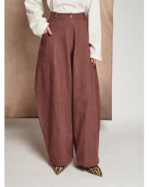 Sister Jane Ghospell Minka Balloon Jeans - Brown