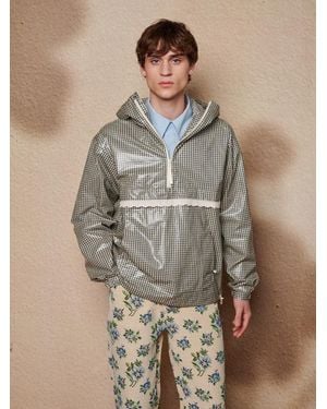 Sister Jane Soren Check Anorak - Brown