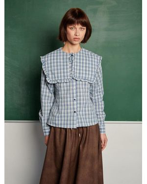 Sister Jane Ghospell Esra Check Blouse - Green