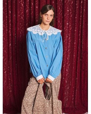 Sister Jane Azurite Collar Blouse - Red