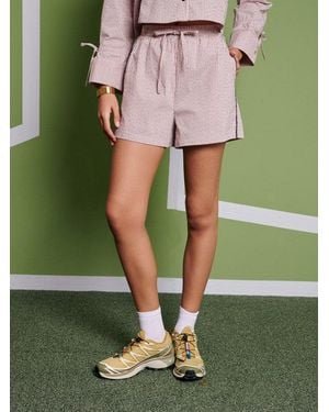 Sister Jane Ghospell Dara Stripe Shorts - Green