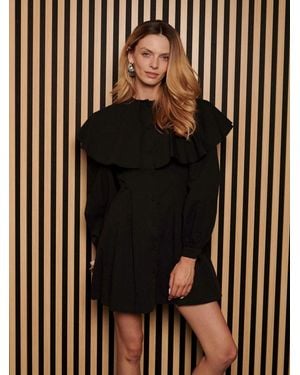 Sister Jane Ghospell Marla Cape Mini Dress - Brown