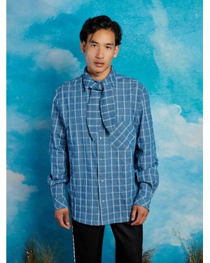 Sister Jane Hugh Neckerchief Shirt - Blue