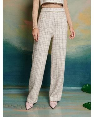 Sister Jane Dream Duet Tweed Trousers - Green