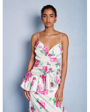 Sister Jane Dream Pernilla Floral Ruffle Top - Blue