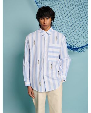 Sister Jane Fisher Stripe Shirt - Blue