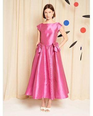 Sister Jane Dream Amelie Open Back Midi Dress - Pink