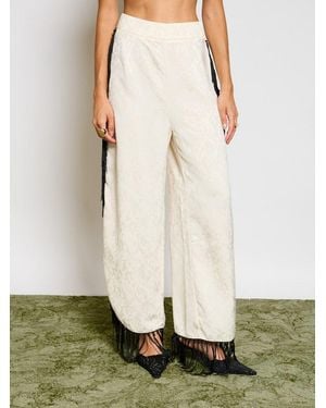 Sister Jane Ghospell Jennifer Fringed Pants - Natural