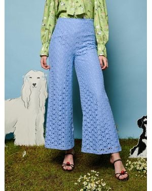 Sister Jane Bella Lace Trousers - Blue