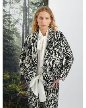Sister Jane Ghospell Giana Jacquard Blazer - Grey