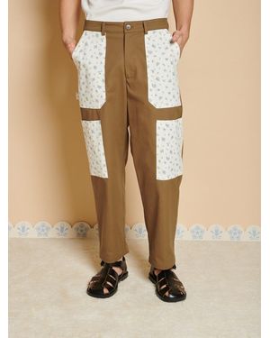 Sister Jane Folke Patch Trousers - Natural