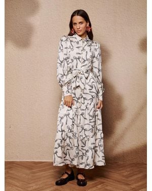 Sister Jane Amara Bow Maxi Dress - Brown