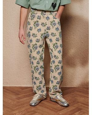 Sister Jane Cyrus Tapestry Jeans - Brown