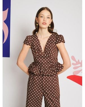 Sister Jane Arles Polka Dot Top - Multicolor
