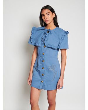 Sister Jane Ghospell Clara Studded Mini Dress - Blue