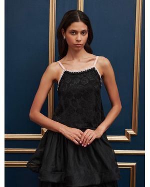 Sister Jane Dream Tiara Embellished Cami Top - Blue