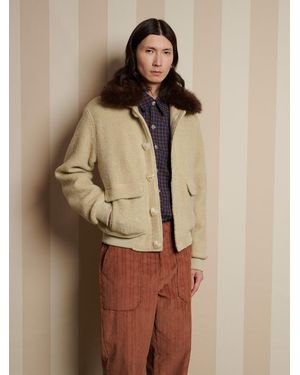 Sister Jane Arden Fur Collar Jacket - Natural