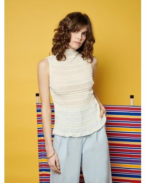 Sister Jane Ghospell Bridget Ruched Top - Yellow