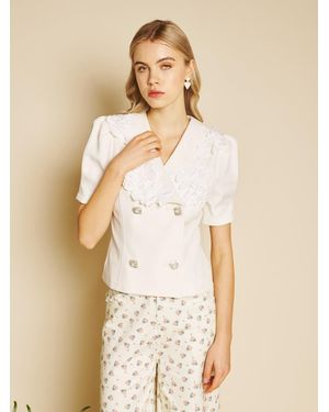 Sister Jane Jewel Canvas Top - Natural