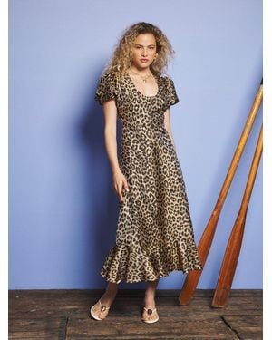 Sister Jane Brooke Jacquard Midi Dress - Blue