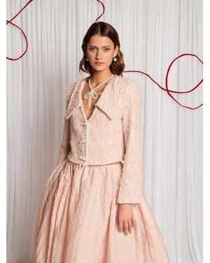 Sister Jane Dream Robin Tweed Jacket - Pink