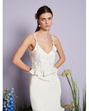 Sister Jane Dream Forget Me Not Cami Top - White