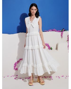 Sister Jane Dream Neroli Trim Maxi Dress - Blue
