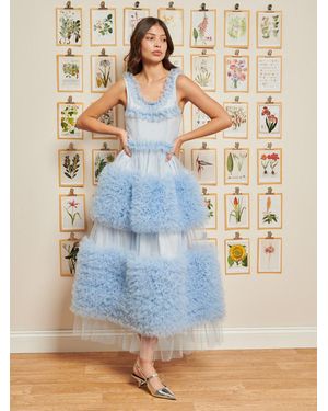 Sister Jane Dream Lillie Tulle Midi Dress - Blue