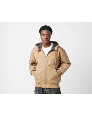 adidas Originals Hooded Bomber Jacket - Natural
