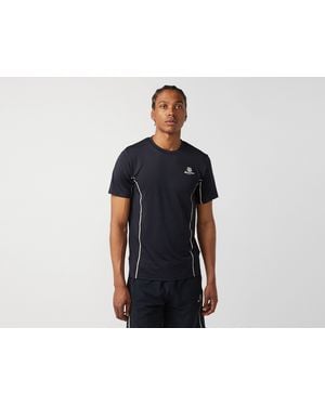 Aquascutum Active Stretch Stripes T-Shirt - Black