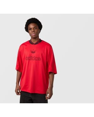adidas Originals Premium Oversized Knit Jersey - Red