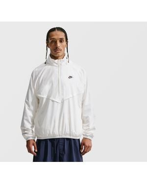 Nike Windrunner 1/2 Zip Jacket - White