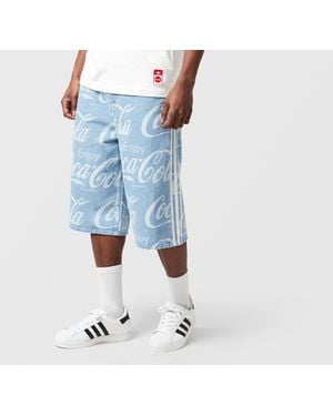 adidas Originals X Coca-Cola Denim Shorts - Blue